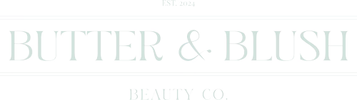 Butter & Blush Beauty Co. logo, Est. 2024